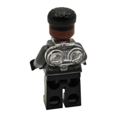 LEGO Falcon - Dark Bluish Gray and Black Suit, Printed Legs