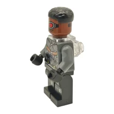LEGO Falcon - Dark Bluish Gray and Black Suit, Printed Legs