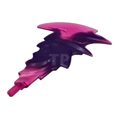 LEGO Flame Trail Spiked with Axle End with Marbled Dark Purple…