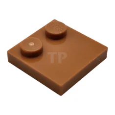 LEGO Tegel 2 x 2 met noppen op de rand