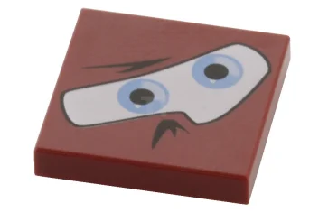 LEGO Fliese 2 x 2 mit Augen-Muster