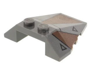 LEGO Wedge 4 x 4 Triple with Stud Notches with Sith…