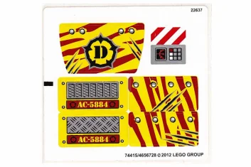 LEGO Sticker for Set 5884