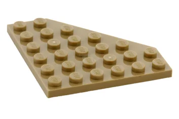 LEGO Placa 6 x 6 Esquina Cortada