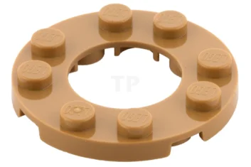 LEGO Piastra 4 x 4 rotonda con foro