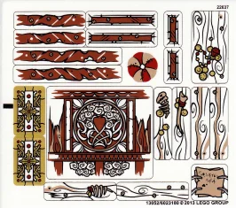 LEGO Autocollant pour l'ensemble 79010