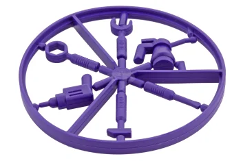 LEGO Minifig, Utensil Tool Wheel (set of 6 tools on sprue)