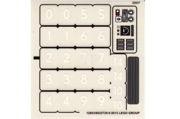 LEGO Sticker for Set 10233