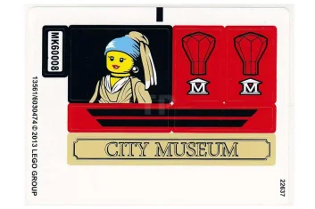 LEGO Sticker for Set 60008 - Sheet 2