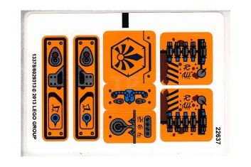 LEGO Sticker voor set 70002