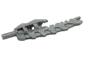 LEGO Minifig, Weapon Sword, Serrated with Bar Holder