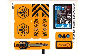 LEGO Sticker for Set 70005