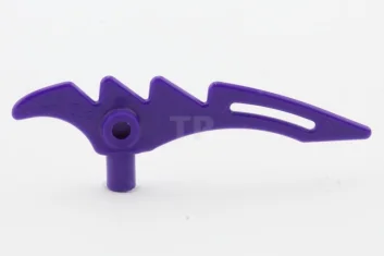 LEGO Minifigur, Waffe Sichelklinge, gezahnt mit Steg