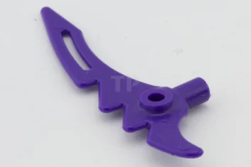 LEGO Minifigur, Waffe Sichelklinge, gezahnt mit Steg