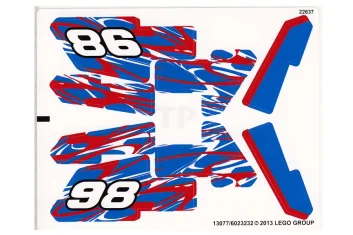 LEGO Sticker for Set 42010