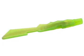 LEGO Minifig, Weapon Sword, Jagged Edges with Marbled Trans-Black Pattern