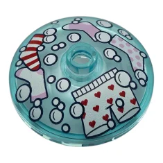 LEGO Dish 3 x 3 Inverted (Radar) with Laundry and Bubbles…