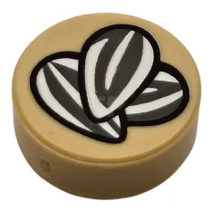 LEGO Tile, Round 1 x 1 with Dark Bluish Gray and…