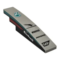 LEGO Pendenza, curvo 6 x 1 con logo Petronus, loghi 'CROWDSTRIKE',…