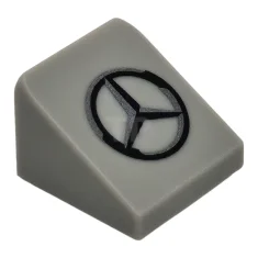 LEGO Pendenza 30 1 x 1 x 2/3 con logo Mercedes…