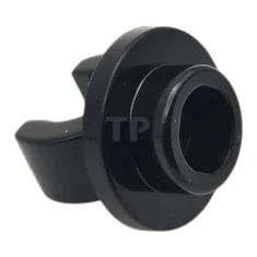 LEGO Platte, rund 1 x 1 mit Clip an der Unterseite