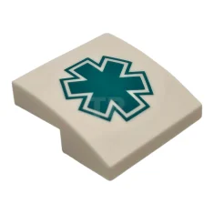 LEGO Pendenza 2 x 2 x 2/3 curvo con schema EMT…