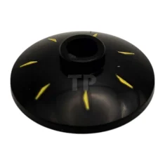 LEGO Schüssel 2 x 2 Inverted (Radar) mit 7 gelben Radialmarkierungen…