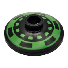 LEGO Dish 2 x 2 Inverted (Radar) with Bright Green Dotted…