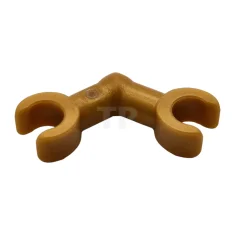 LEGO Armskelett, gebogen mit Klammern (Horizontalgriff)