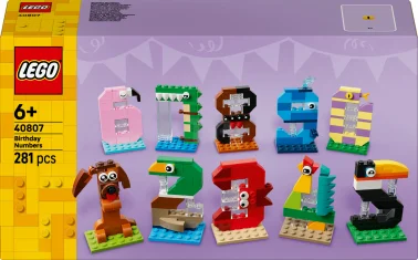 LEGO Birthday Numbers