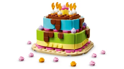 LEGO Birthday Party Cake