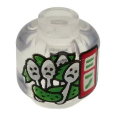 LEGO Tête de figurine avec motif de cornichons et de cuillères…