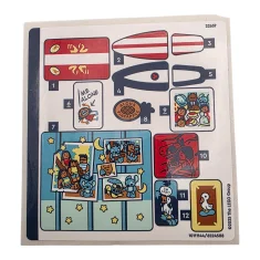 LEGO Autocollant pour l'ensemble 43268