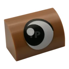 LEGO Slope 1 x 2 x 1 Curved with Eye Looking…