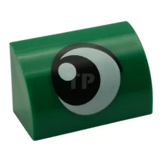 LEGO Slope 1 x 2 x 1 Curved with Eye Looking…