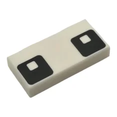 LEGO Baldosa 1 x 2 con 2 cuadrados pequeños sobre cuadrados…