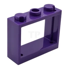 LEGO Window 1 x 3 x 2 Flat Front