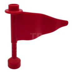 LEGO Duplo Drapeau Ondulé 3 x 4 avec Poteau