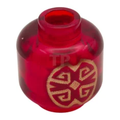 LEGO Kopf-Minifigur ohne Gesichtsmuster (Orientalisches Symbol auf beiden Seiten)