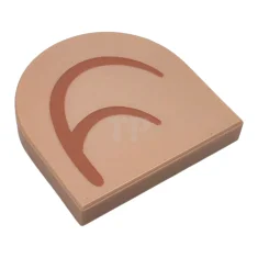 LEGO Carreau 2 x 2 demi-rond prolongé avec motif de lignes…