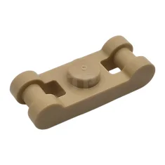 LEGO Plaque 1 x 1 avec poignées de barre aux extrémités.