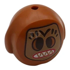 LEGO Minifigure, Utensil Pillow Plush Toy with Kakamora with Dark Brown…