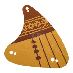 LEGO Cloth Sail Triangular 8 x 10 with Reddish Brown Lines,…