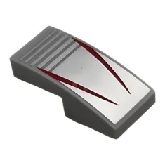 LEGO Pendenza, curvo 2 x 1 x 2/3 con 2 strisce…