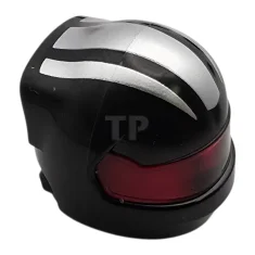 LEGO Minifigure, Headgear Helmet Formula 1 with Molded Trans-Red Visor and…