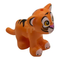 LEGO Cat, Friends Style, Large, Baby Cub (Tiger) with Black Stripes,…