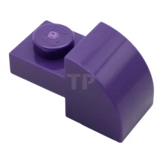 LEGO Pendenza, curvo 2 x 1 con borchie incassate