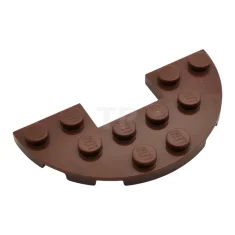 LEGO Plaque 3 x 6 demi-ronde avec découpe 1 x 2.