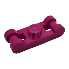 LEGO Plaque 1 x 1 avec poignées de barre aux extrémités.