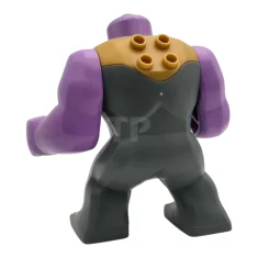 LEGO Thanos - Large Figure, Dark Bluish Gray Outfit with Gold…